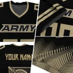 customized army black knights halftone sweep black jersey best selling