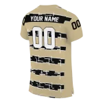 customized army black knights layered grids gold jersey best selling