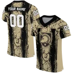 customized army black knights rugged stripes gold jersey best selling