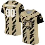 customized army black knights stripe block gold jersey best selling
