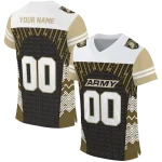 customized army black knights tire arrows gold black white jersey best selling