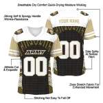 customized army black knights tire arrows gold black white jersey best selling