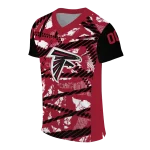 customized atlanta falcons camo shatter red jersey best selling
