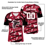 customized atlanta falcons camo shatter red jersey best selling