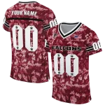 customized atlanta falcons camouflage abstract red jersey best selling