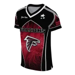 customized atlanta falcons halftone slant red black jersey best selling