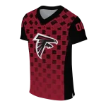 customized atlanta falcons stacked rectangle red jersey best selling