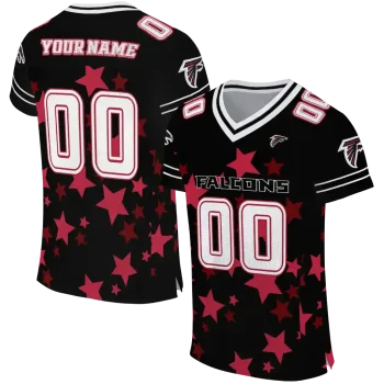 customized atlanta falcons star cluster black jersey best selling