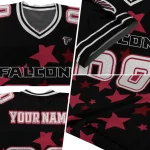 customized atlanta falcons star cluster black jersey best selling