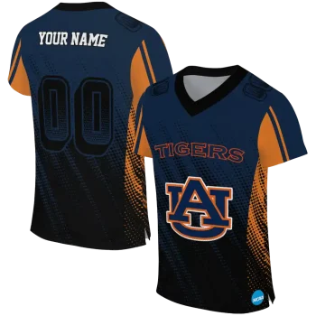 customized auburn tigers halftone flow navy blue black jersey best selling