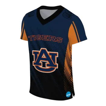 customized auburn tigers halftone flow navy blue black jersey fashion forward