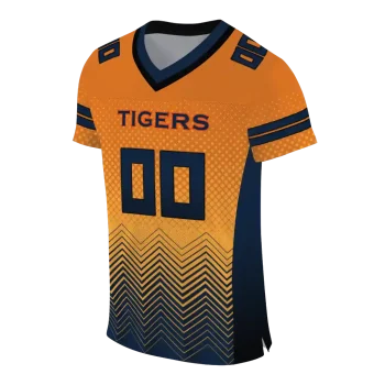 customized auburn tigers halftone sweep orange black jersey fashion forward