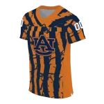 customized auburn tigers stripe splatter navy blue jersey best selling