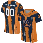 customized auburn tigers striped texture navy blue jersey best selling