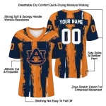 customized auburn tigers striped texture navy blue jersey best selling