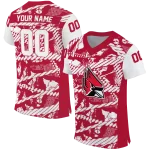 customized ball state cardinals camo shatter red jersey best selling