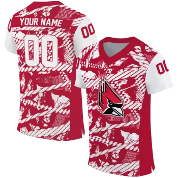 customized ball state cardinals camo shatter red jersey best selling