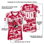customized ball state cardinals camo shatter red jersey best selling