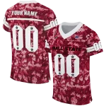 customized ball state cardinals camouflage abstract red jersey best selling