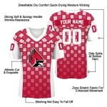 customized ball state cardinals stacked rectangle red jersey best selling