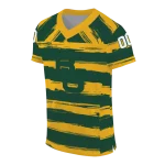 customized baylor bears art stripe green jersey best selling