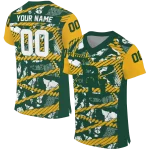 customized baylor bears camo shatter green jersey best selling