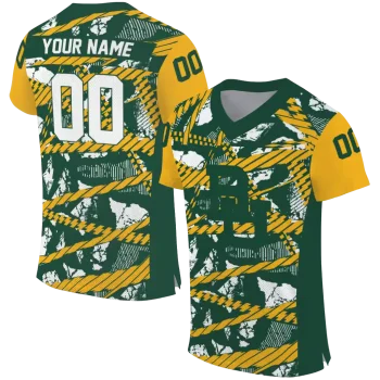 customized baylor bears camo shatter green jersey best selling