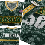 customized baylor bears camouflage abstract green jersey best selling