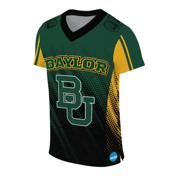 customized baylor bears halftone flow green black jersey fashion forward