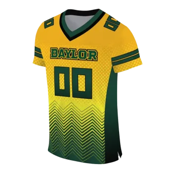 customized baylor bears halftone sweep gold black jersey fashion forward