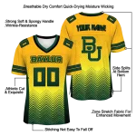 customized baylor bears halftone sweep gold black jersey best selling
