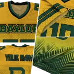 customized baylor bears halftone sweep gold black jersey best selling
