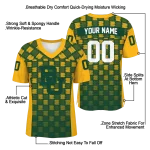 customized baylor bears stacked rectangle green jersey best selling