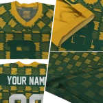 customized baylor bears stacked rectangle green jersey best selling