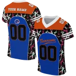 customized boise state broncos brushstroke xs blue black jersey best selling