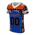 customized boise state broncos brushstroke xs blue black jersey best selling