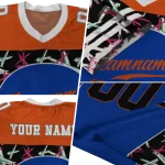 customized boise state broncos brushstroke xs blue black jersey best selling