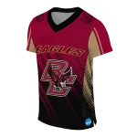 customized boston college eagles halftone flow maroon black jersey best selling