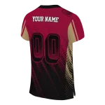 customized boston college eagles halftone flow maroon black jersey best selling