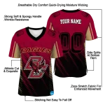 customized boston college eagles halftone flow maroon black jersey best selling