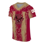 customized boston college eagles rugged stripes maroon jersey best selling