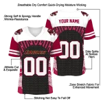 customized boston college eagles tire arrows maroon black white jersey best selling