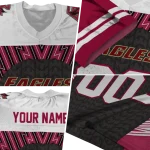 customized boston college eagles tire arrows maroon black white jersey best selling