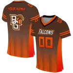 customized bowling green falcons halftone sweep brown black jersey best selling