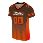 customized bowling green falcons halftone sweep brown black jersey best selling