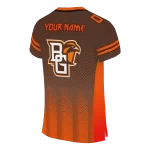 customized bowling green falcons halftone sweep brown black jersey best selling