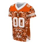 customized bowling green falcons mirrored pattern orange jersey best selling