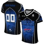 customized buffalo bills halftone slant blue black jersey best selling