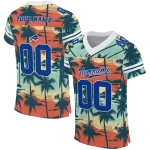 customized buffalo bills horizon palm sunset jersey best selling