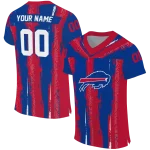 customized buffalo bills striped texture blue jersey best selling